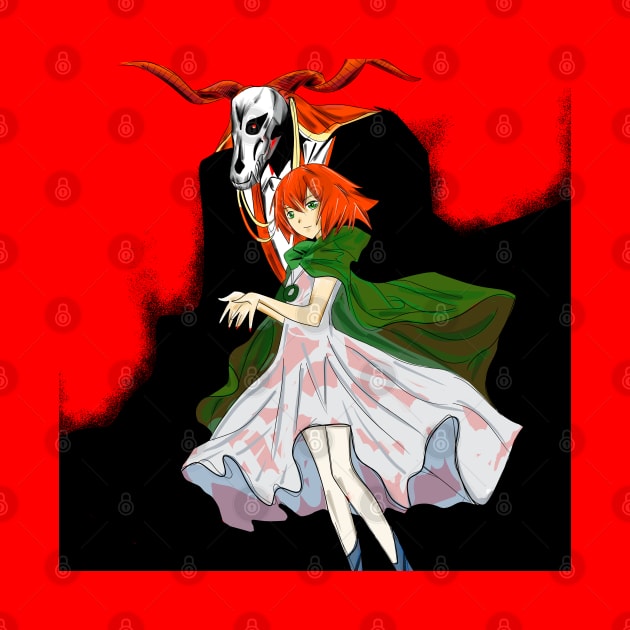 chise and elias the ancient magus bride by jorge_lebeau