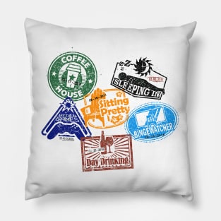 Staycation Passport Pillow