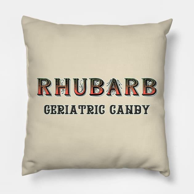 Rhubarb #5 Pillow by Malarkey