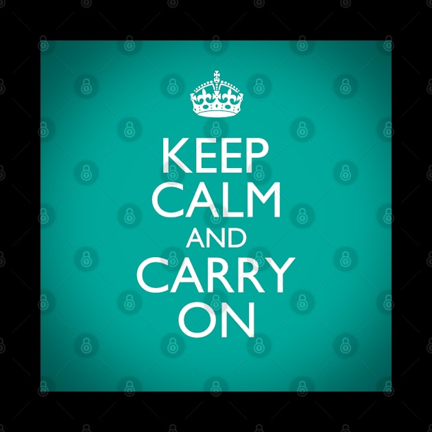 Keep Calm and Carry On by 5sizes2small