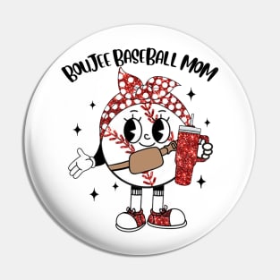 Boujee Baseball Mom Pin