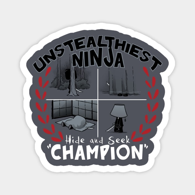 Unstealthiest Ninja Magnet by Dooomcat