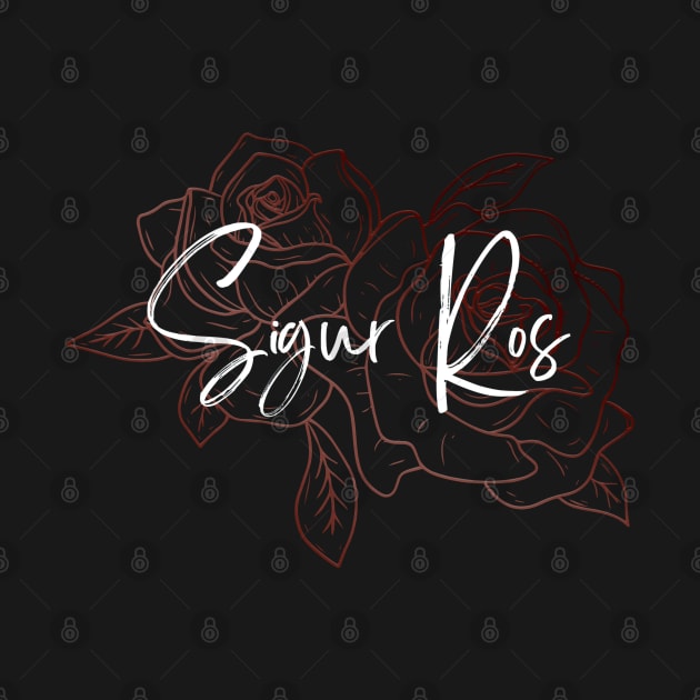 Sigur Ros red rose by Micapox