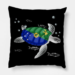 Christmas Island Turtle Pillow