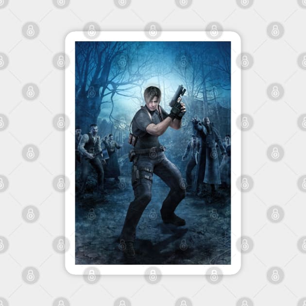 Resident Evil 4 | Leon Kennedy Magnet by Zalbathira