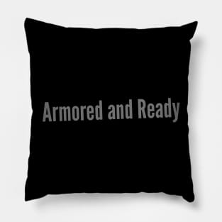 Ephesians 6:11 Armored and Ready with the Armor of God Bible Verse Pillow