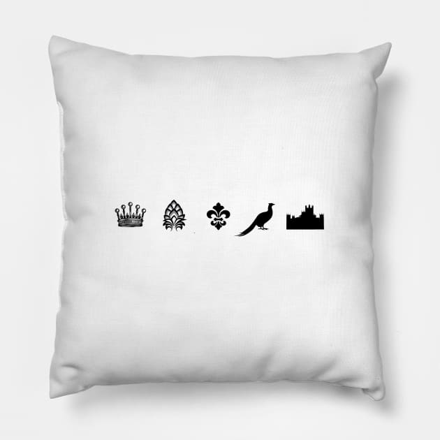 The Downton Abbey All Pillow by umarerikstore