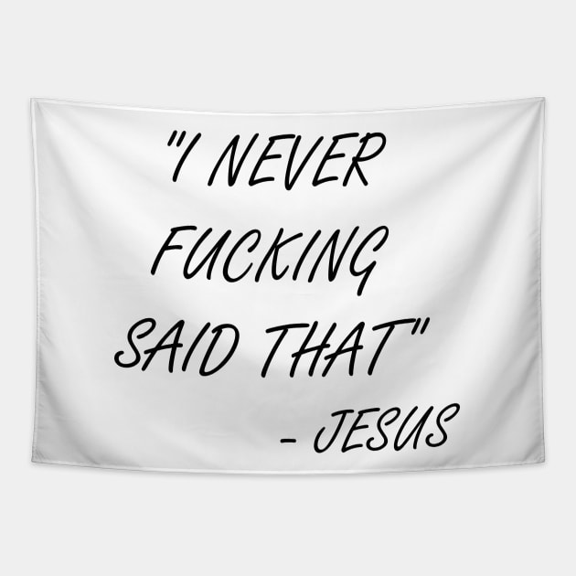 I never said that - Jesus Tapestry by valentinahramov