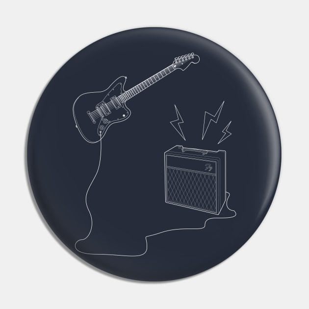 The Invisible Guitar Player Pin by SuperFZ