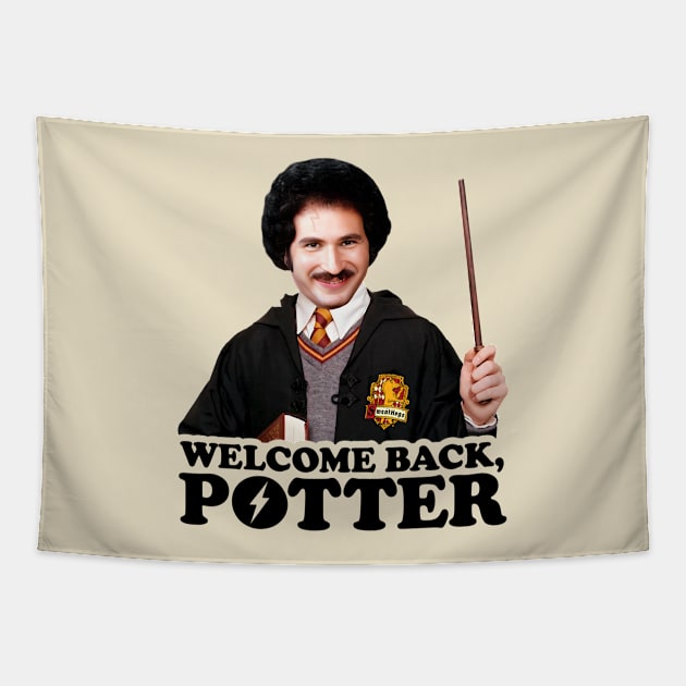 Welcome Back Tapestry by Alarm Creative