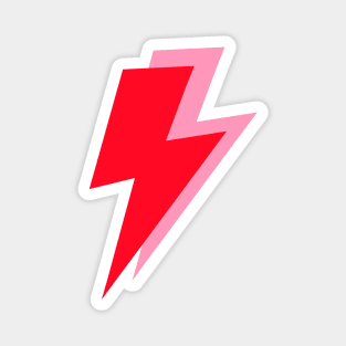 Red and Pink Double Lightning Magnet