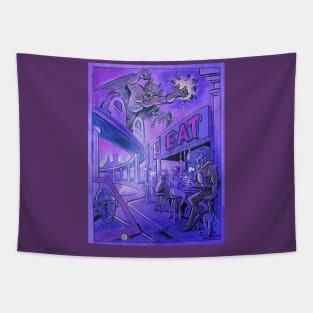 Eat Purple Tapestry