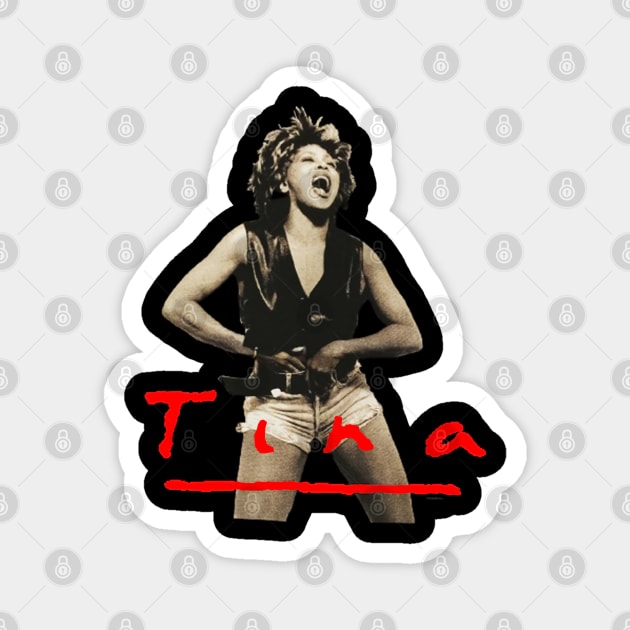 Tina turner we love you Magnet by RAINYDROP