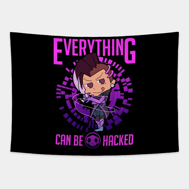 Sombra chibi Cute Design Tapestry by Dennaeric