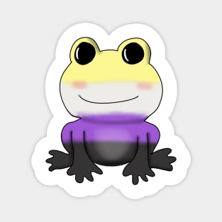 Nonbinary Frog Magnet