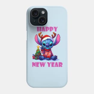 Happy New Year Stitch Phone Case