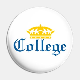 Corona Styled College Design Pin