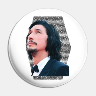 Adam Driver Portrait MTFBWY Pin