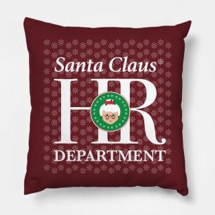 Santa Claus' Human Resources Pillow