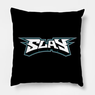 Big Play Slay Philly Eagles Football Pillow