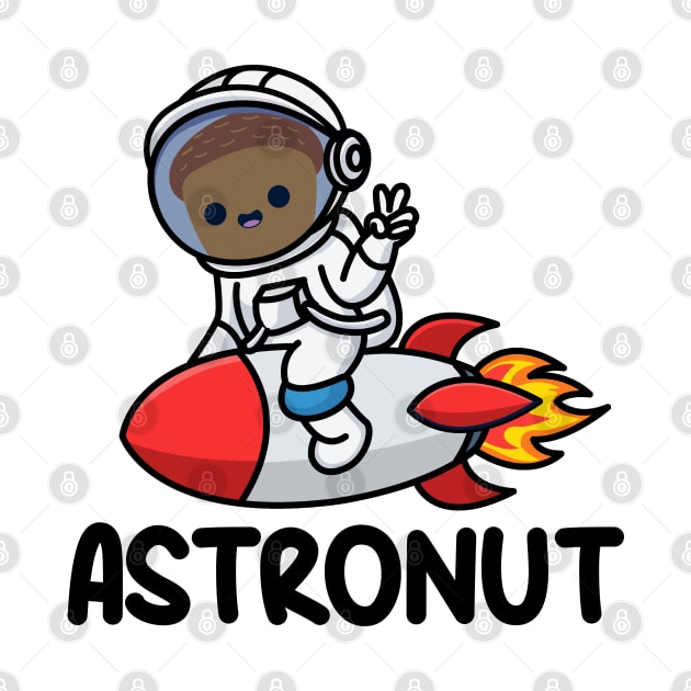 Astronut Funny Astronaut Nut Pun by Daytone