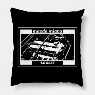 Mazda Miata MX-5 NA ENGINE (BLACK VERSION) Pillow