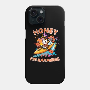 Kayaking bee Phone Case