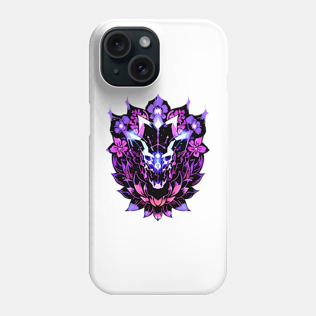 Cyberpunk Flowers Phone Case by CGI Studios