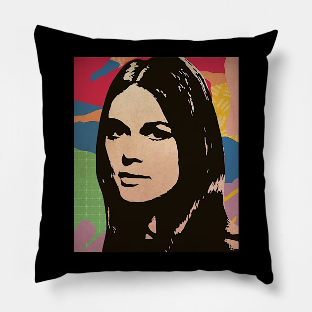 Vintage Poster - Gloria Steinem Style Pillow by Pickle Pickle