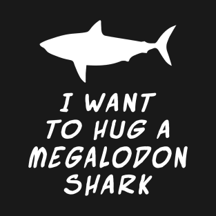 Megalodon Shark Funny Shirt for Kids Boys Girls and Adults T-Shirt