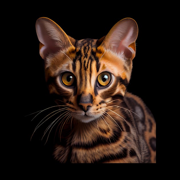 Bengal Cat - A Sweet Gift Idea For All Cat Lovers And Cat Moms by PD-Store