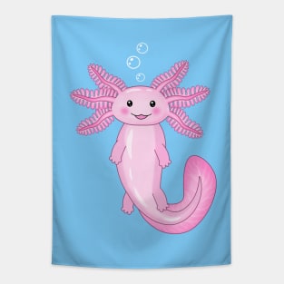 Pink Axolotls Tapestry