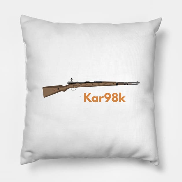 German WW2 Rifle Karabiner 98k Pillow by NorseTech