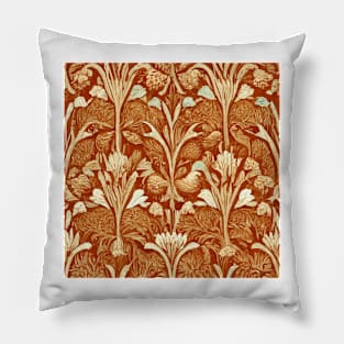 Vintage wallpaper Pillow