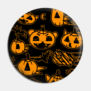 Night in the Woods Halloween Pumpkins Pin