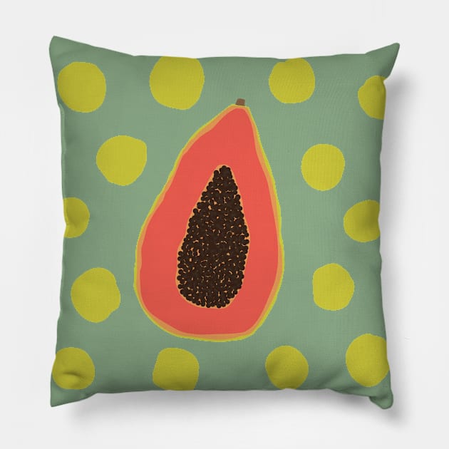 Papaya Pillow by sadepois