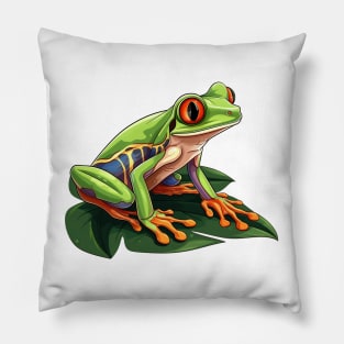 Red Eyed Tree Frog Pillow