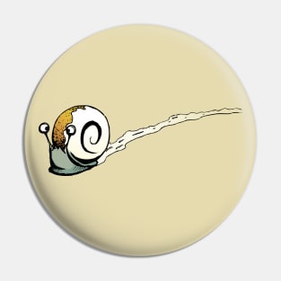 Cinnamon Roll Snail Pin