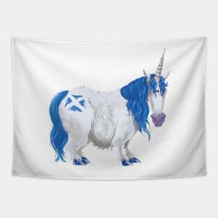 Scottish Saltire Unicorn Tapestry