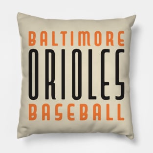 Baltimore ORIOLES Baseball Pillow