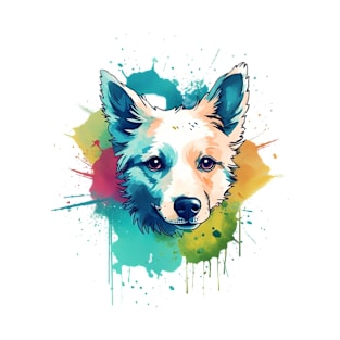 Watercolor dog T-Shirt