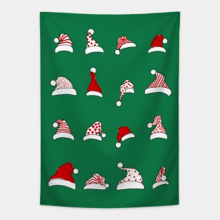 Santa Hats Tapestry