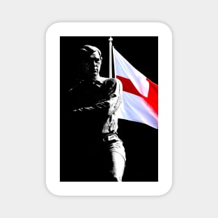 Bobby Moore Statue England Flag Wembley Stadium Magnet