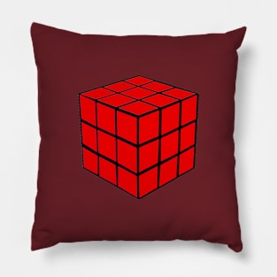 Red Cube Pillow