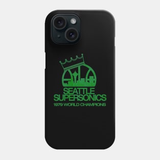 SEATTLE SUPERSONICS 1979 WORLD CHAMPS  VINTAGE  DISTRESSED Phone Case