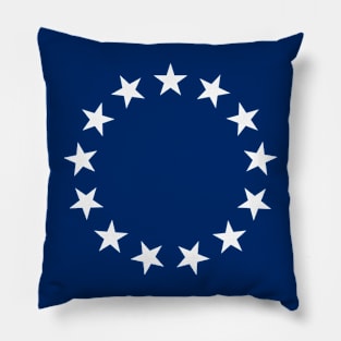 American Flag of the United States 13 Stars Betsy Ross  Flag Pillow