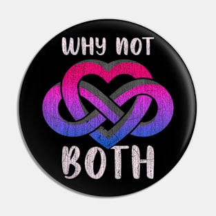 Bi polyamory, polyamory symbol, bisexual colors, Bi Pride Pin