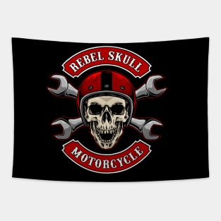 Rebel Skull, Skull And Crossbones Tapestry