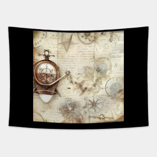 Crafty Pirate Vintage Tapestry