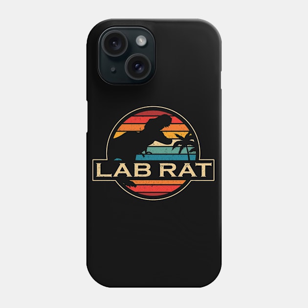 Lab Rat Dinosaur Phone Case by SusanFields